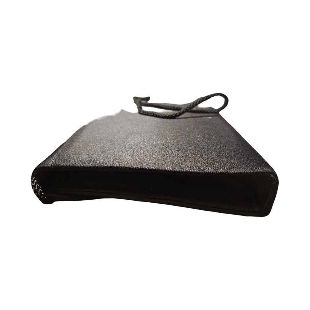 Carla Marchi Butterfly Beaded Black Evening Clutch